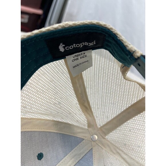 Cotopaxi Green Teal Hat On the Horizon Trucker Hiking Mesh Gorpcore Adjustable - Picture 7 of 9